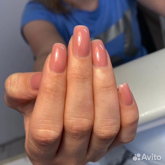 Маникюр Гель лак Наращивание
