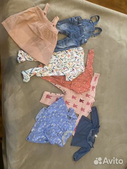 Одежда для девочки 9 12 месяцев