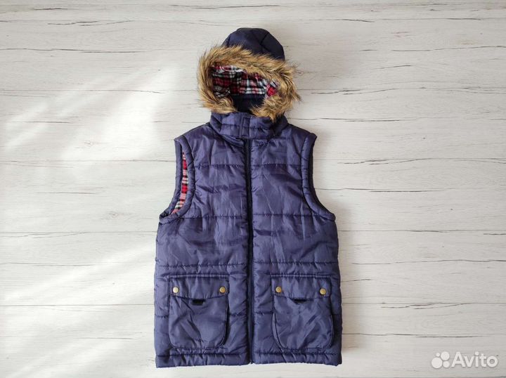 158 164 жилет и лонгслив для мальчика