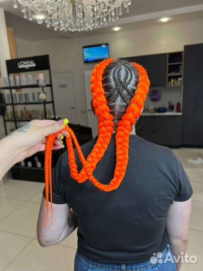 Косички с канекалоном