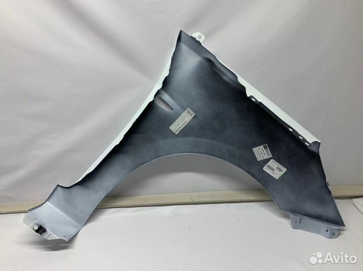 Крыло переднее левое Solaris белое