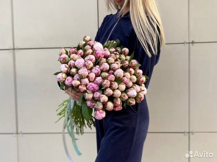 Пионы Доставка цветов букеты