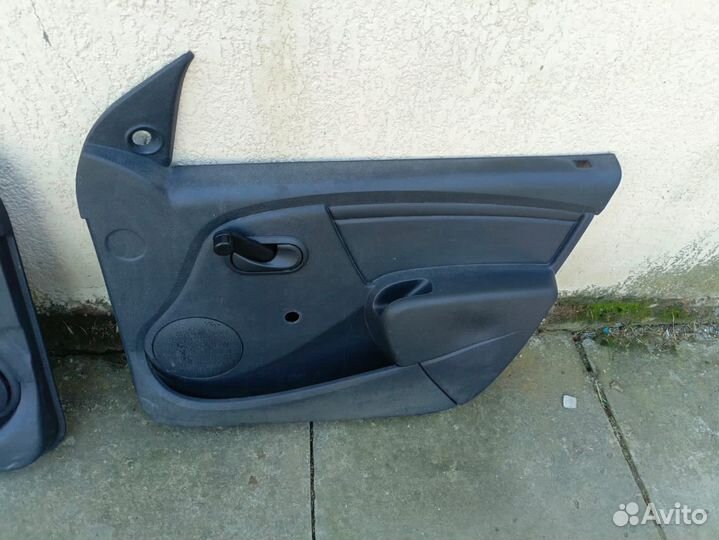 Обшивки дверей renault sandero