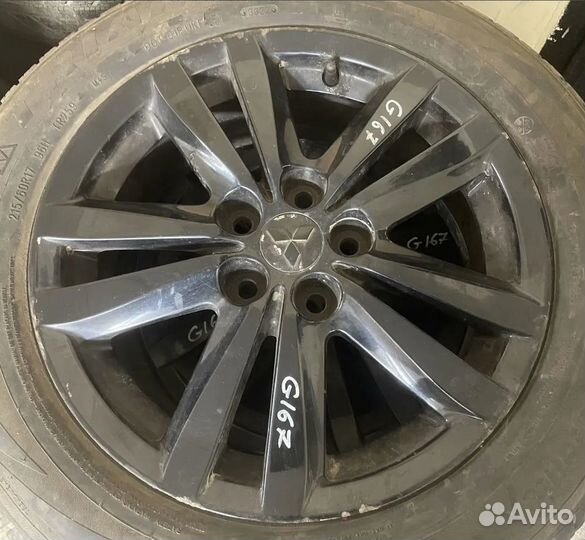 Колеса R17 mitsubishi (черные)