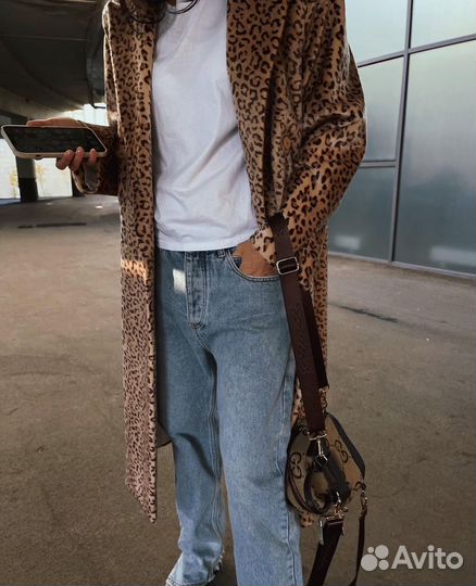 Пальто леопардовое оригинал