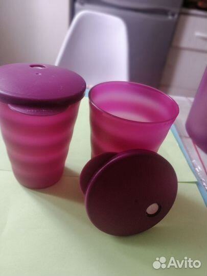 Стаканы, соковыжималка tappwere. На доставке
