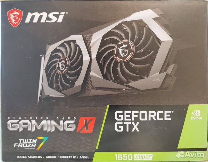 Видеокарта Nvidia Geforce GTX 1650 super