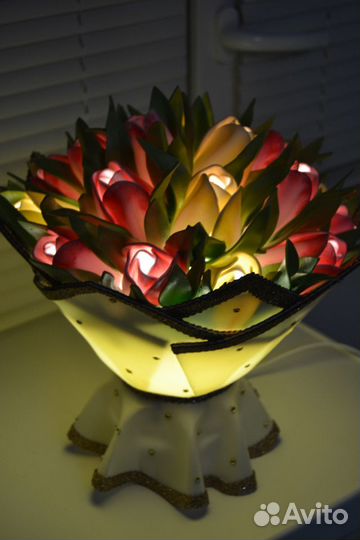 Подарки ручной работы (букеты-светильники, и др