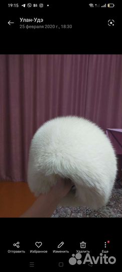 Шапка норковая женская