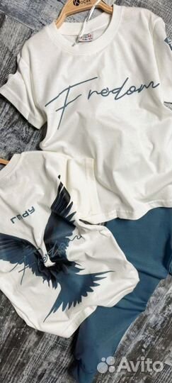 Костюм синий футболка шорты 5 6 7