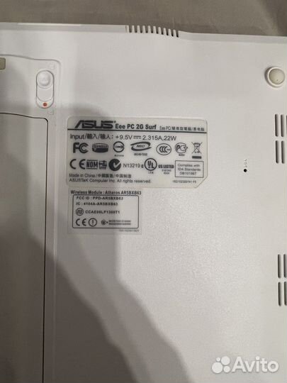 Нетбук asus eee pc 2G surf