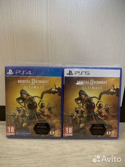 Mortal Kombat 11 Ultimate PS4-PS5, новые в пленке