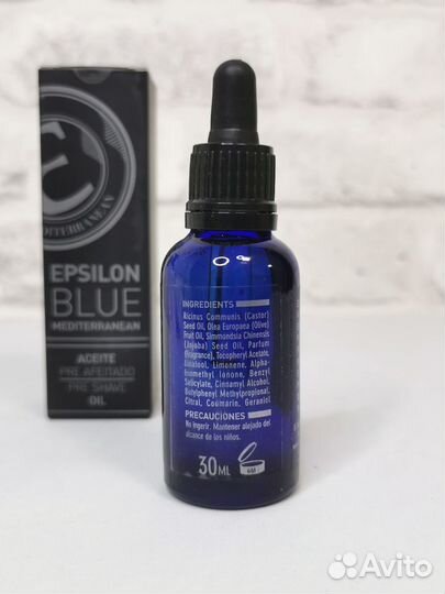 Масло до бритья Epsilon Blue Mediterranean 30 мл