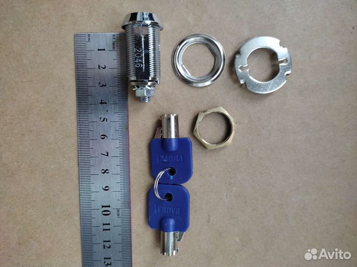 Замок круглый 28мм трубчатый