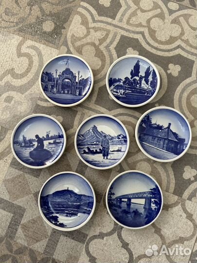 Декоративные тарелочки Дания Royal Copenhagen