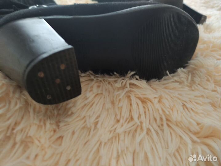 Сапоги зимние замшевые натур. на натур.меху 37