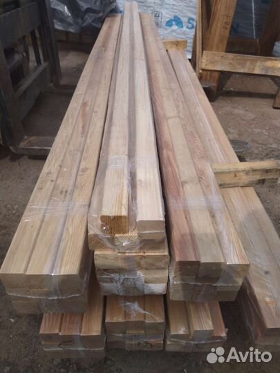 Брусок лиственница 45х45 Экстра