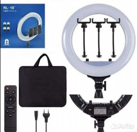 Лампа кольцевая 45см для съемки селфи для студии
