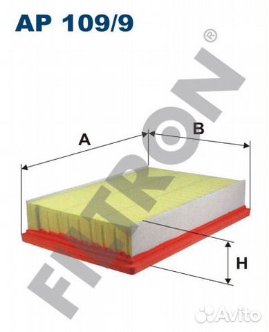 Фильтр воздушный chevrolet europe (GM)
