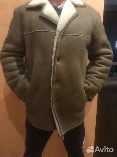 Дубленка натуральная мужская 50 52