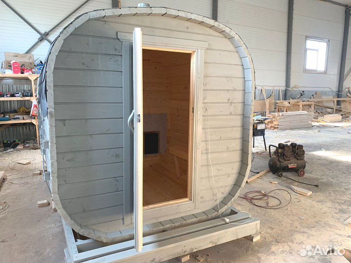 Баня-бочка квадро с доставкой