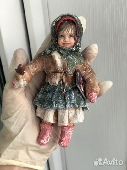 Ватные елочные игрушки