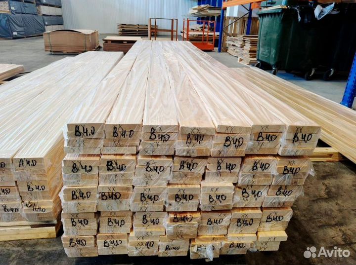 Планкен 20*120*3000 сорт A скошенный лиственница