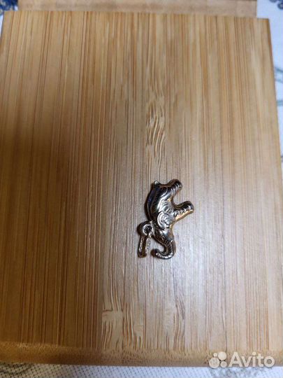 Серебряный кулон Солнце и Слон