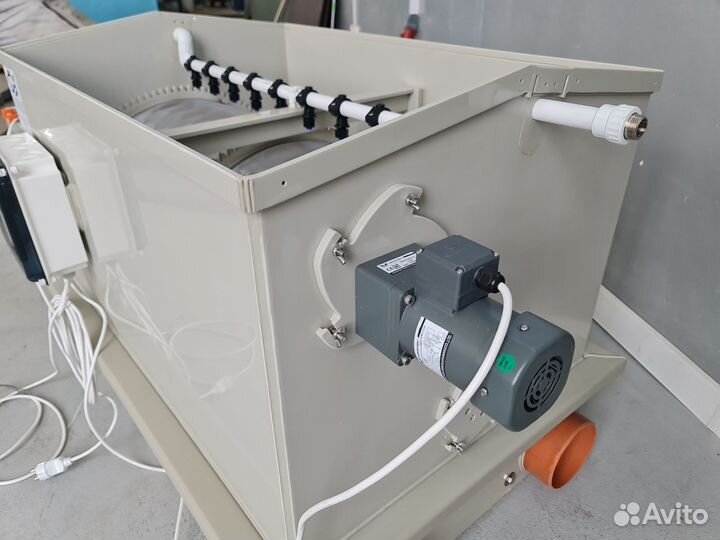 Барабанный фильтр для пруда и узв 100куб (h6q4)