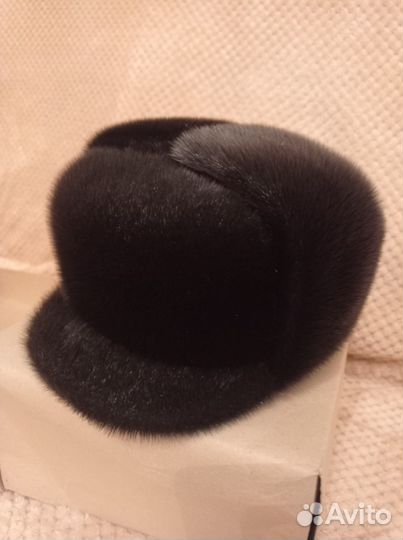 Мужская шапка из нерпы