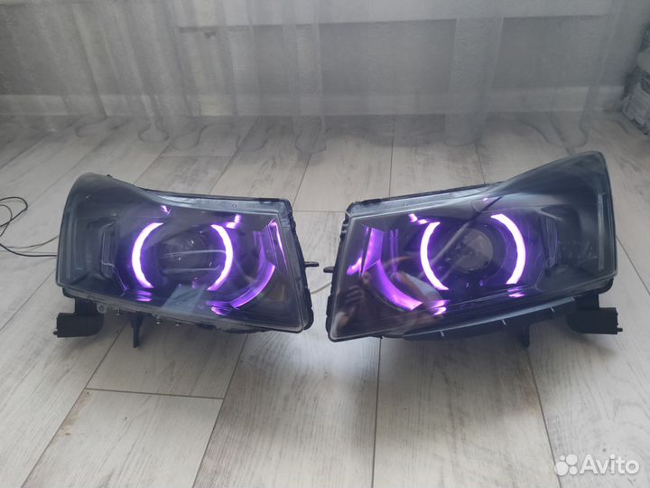 Фары Шевроле Круз Камаро + rgb