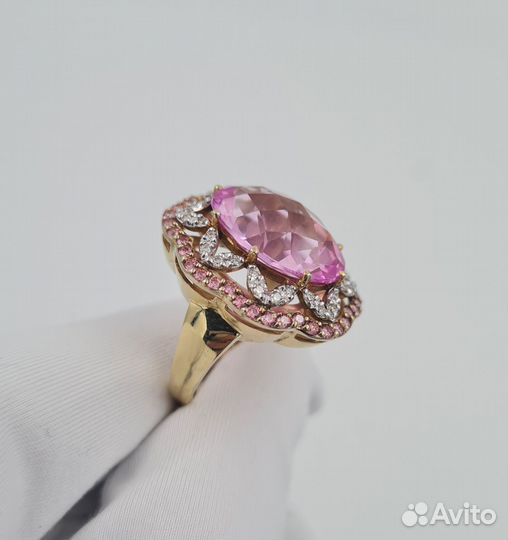 Золотое Кольцо 585 пробы с бриллиантами. Рассрочка