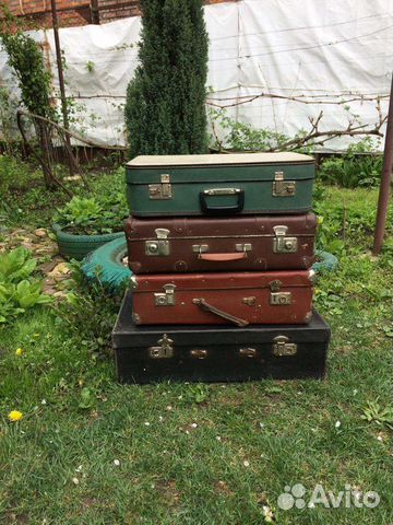 Чемоданы ссср/ГДР ретро винтаж цена за все