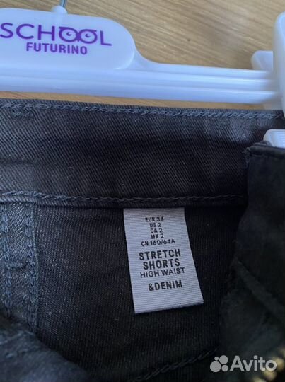 Джинсовые шорты h&m