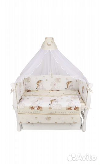 Комплект бортики в кроватку AmaroBaby