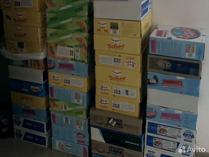 Тюбинг ватрушка плюшка новый