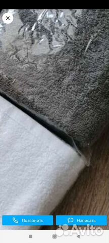 Махровые полотенца новые белые 70#140, 50#100