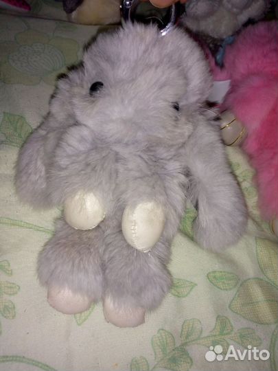 Зайчики брелоки