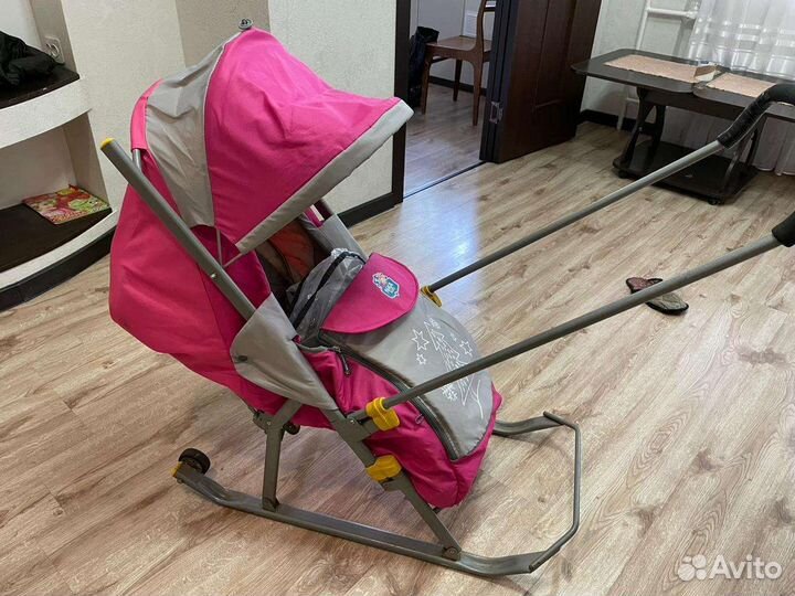 Детские санки коляска