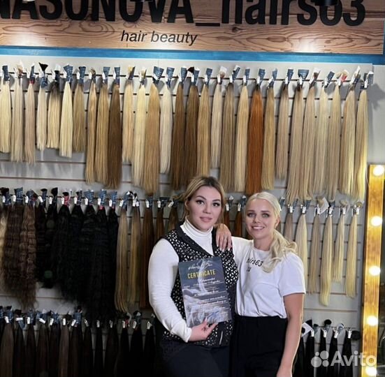 Наращивание волос(со своими волосами)