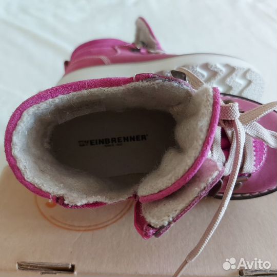 Новые детские демисезонные ботинки Bata, размер 25