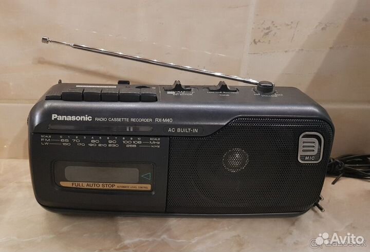 Магнитофон Panasonic RX-M40 работает все