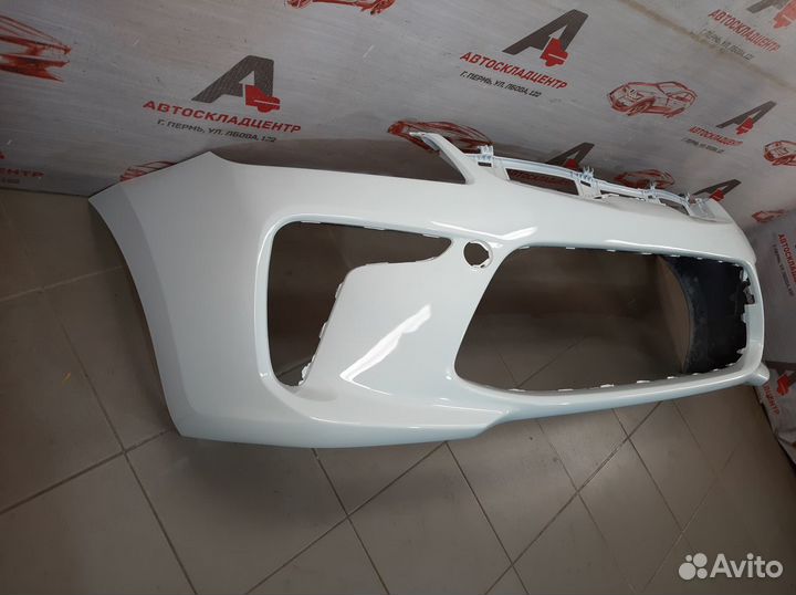 Бампер передний Kia Rio 4 2017-2020 белый