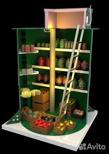 Пластиковый погреб под ключ