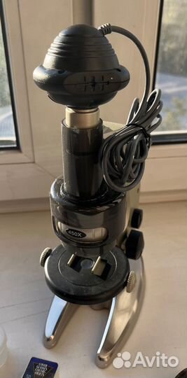 Микроскоп оптический детский E.Microscope 4in1 б/у