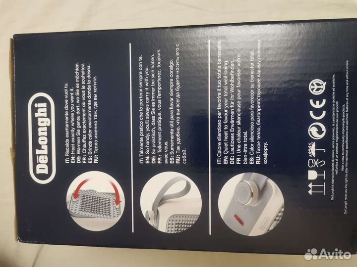 Керамический тепловентилятор DeLonghi Capsule Desk