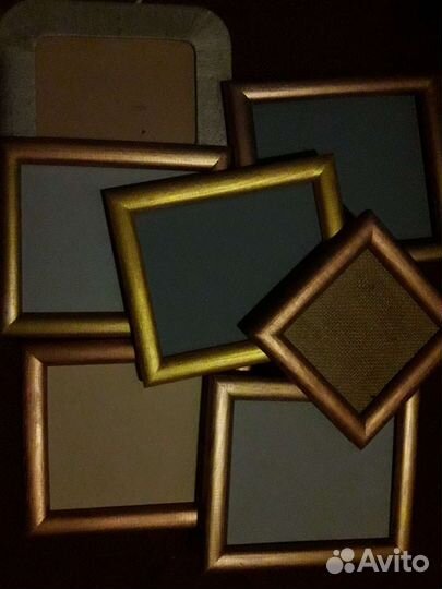 Рамки: дерево, пластик, латунь