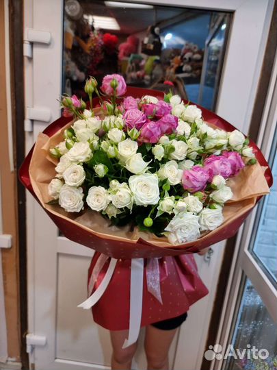Цветы букеты с доставкой розы оптом и в розницу