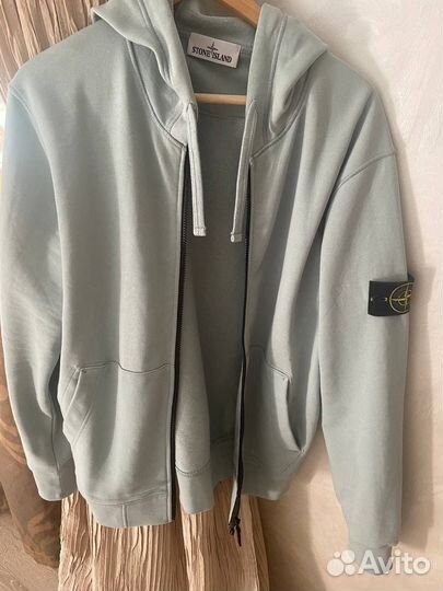 Зип худи stone island