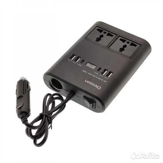 Автомобильный инвертор (12в 220В/150Вт)